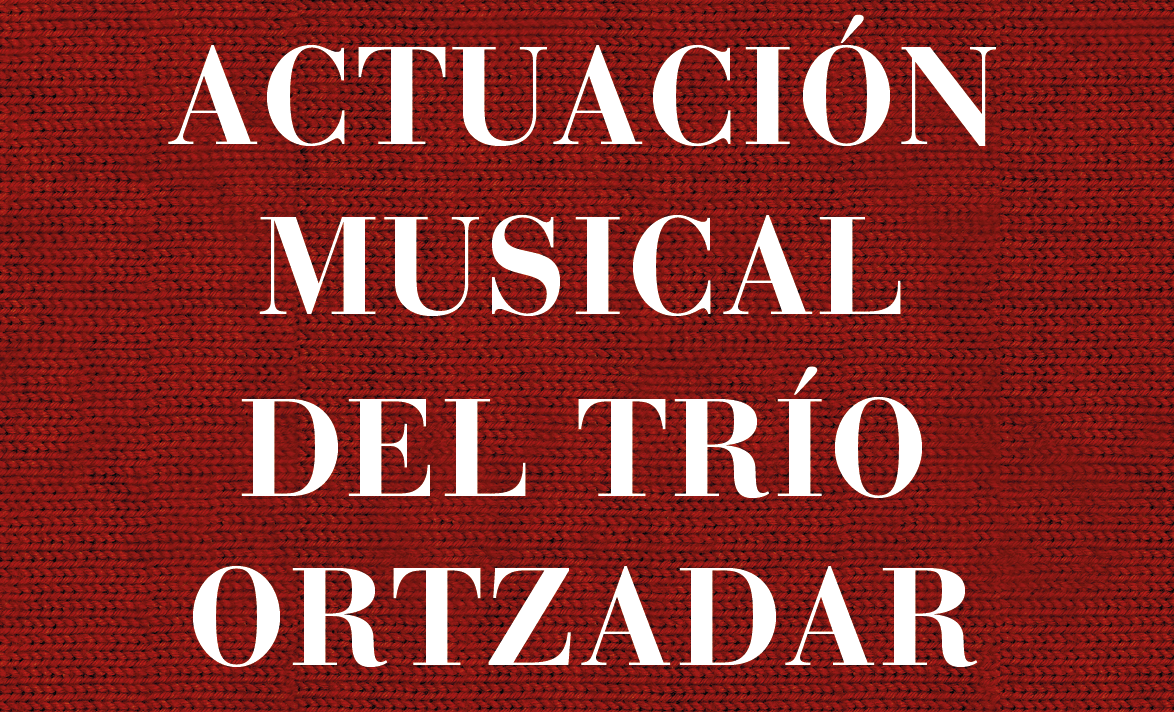 Actuación musical del trío Ortzadar